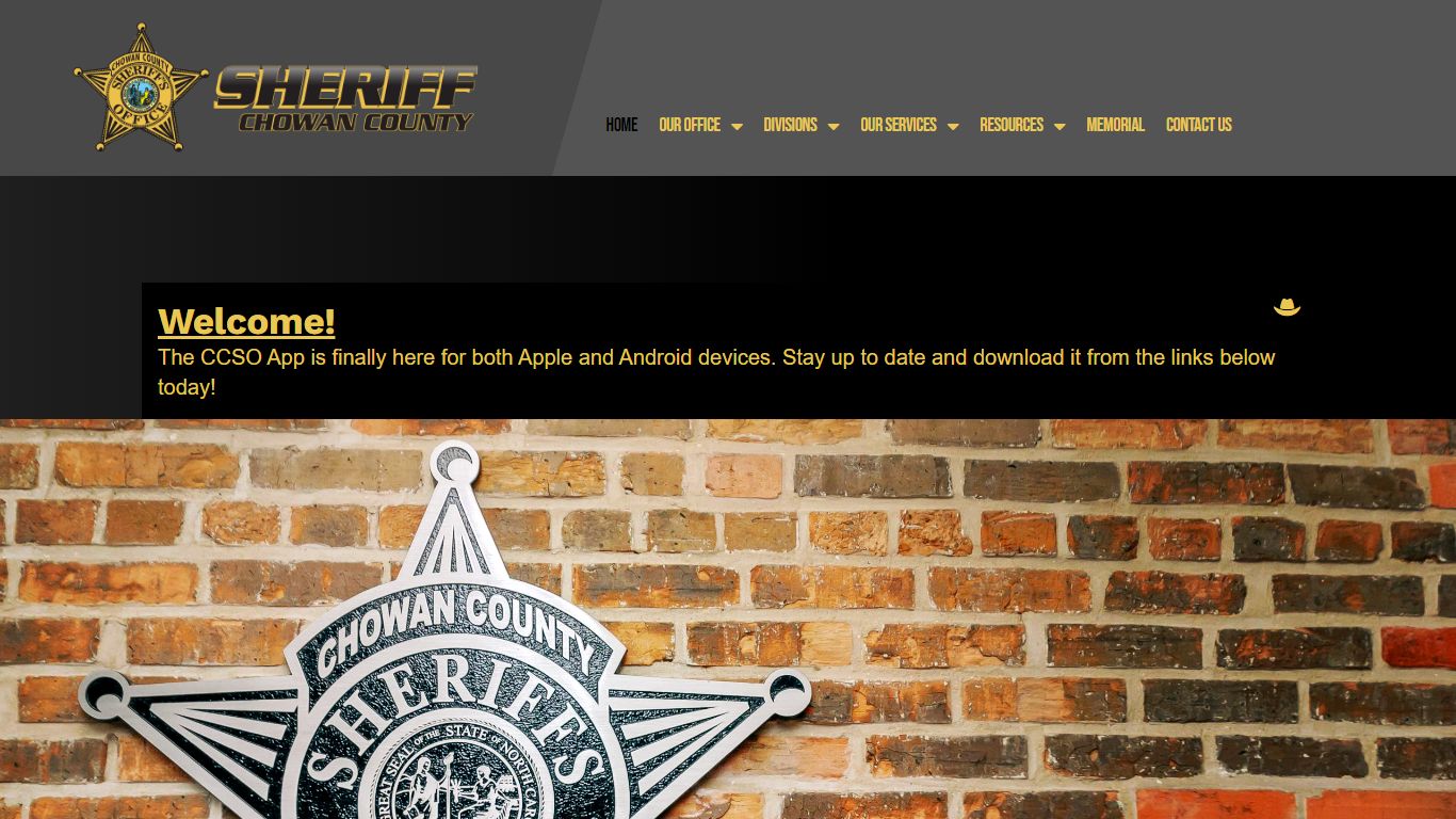 Home Page - Chowan County Sheriff's Office